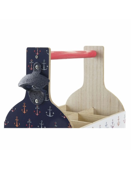 Range Bouteilles DKD Home Decor Multicouleur Bois MDF 27 x 16,5 x 25,5 cm (2 Unités)