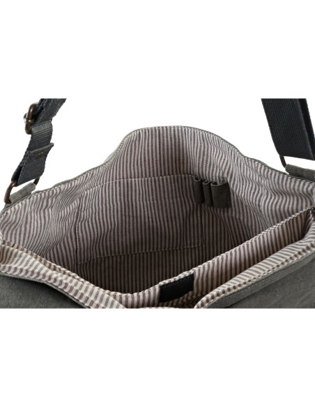 Sac bandoulière DKD Home Decor Bicyclette 48 x 10 x 37 cm Gris Marron