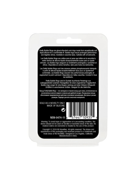 Anneau Pénis NS Novelties Firefly Blanc