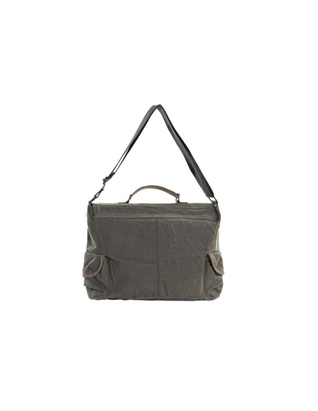 Sac bandoulière DKD Home Decor Bicyclette 48 x 10 x 37 cm Gris Marron