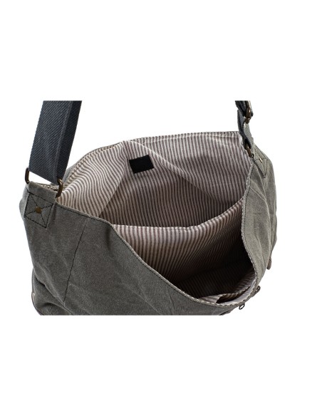Sac bandoulière DKD Home Decor Bicyclette 48 x 10 x 37 cm Gris Marron