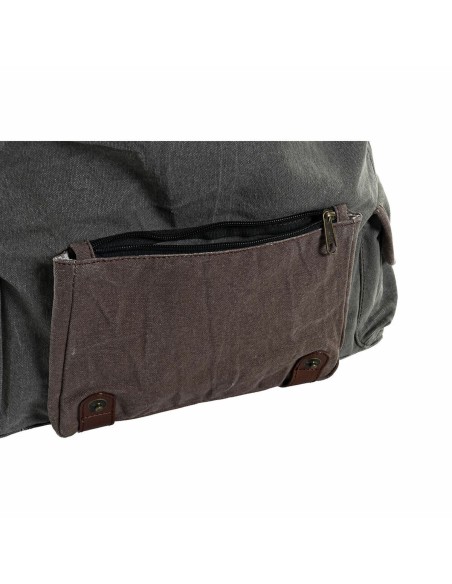 Sac bandoulière DKD Home Decor Bicyclette 48 x 10 x 37 cm Gris Marron