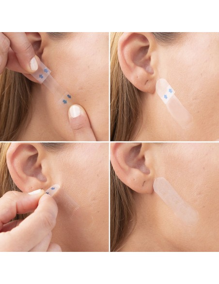 Patchs de Lifting Facial Adhésifs Invisibles Liftrik InnovaGoods 40 Unités