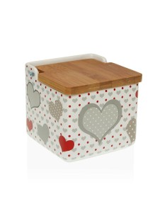 Salière avec couvercle Versa Sweet 12,2 x 11,5 x 12,2 cm Céramique