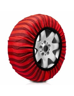 Chaînes à neige pour voiture Classic Rouge Textile Taille 58