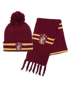 Bonne et écharpe Harry Potter Rouge