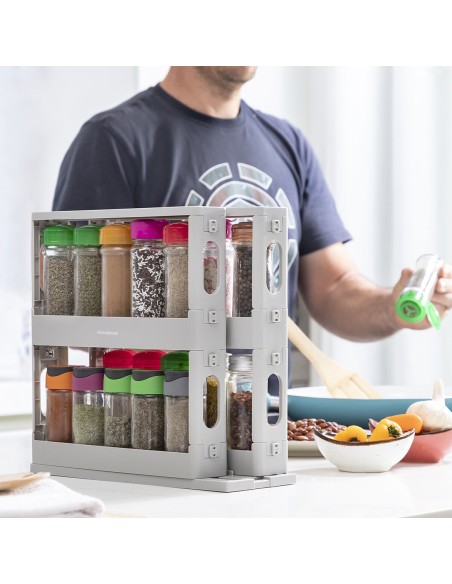 Rangement à Épices Coulissant et Pivotant Rispick InnovaGoods