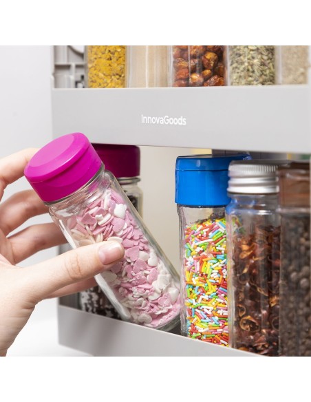 Rangement à Épices Coulissant et Pivotant Rispick InnovaGoods