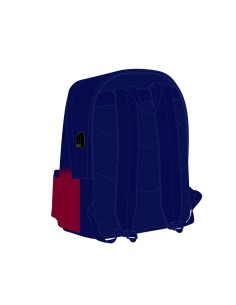 Cartable F.C. Barcelona Bleu Bordeaux 31 x 44 x 18 cm 2