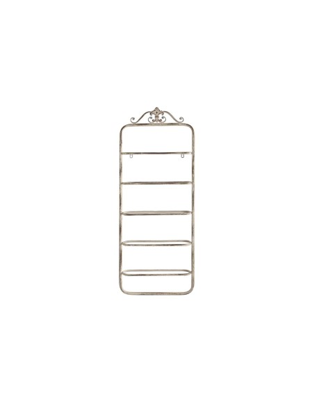 Range Bouteilles DKD Home Decor Métal Blanc (39 x 9,5 x 102,5 cm)