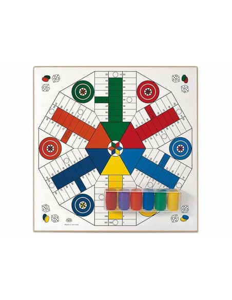 Jeu de petit chevaux et de l'oie Cayro (40 x 40 cm)