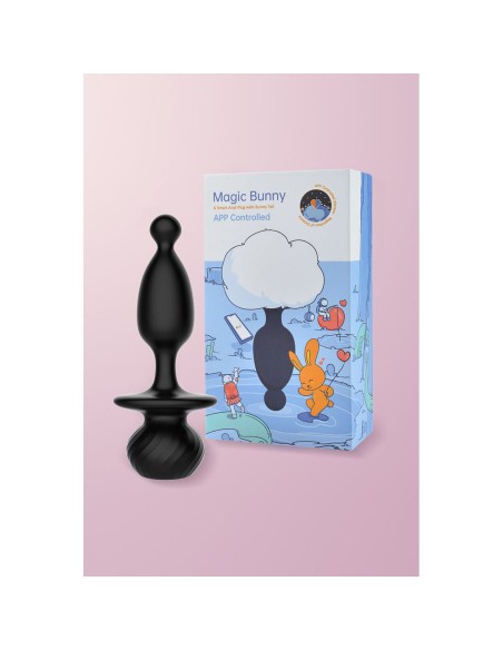 Plug Anal Magic Motion Blanc Noir