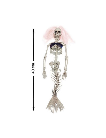 Pendentif de squelette 40 cm Sirène