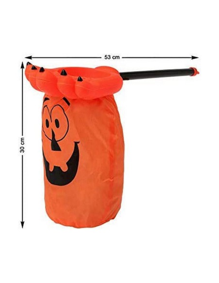 Décoration d'Halloween Trick or Treat Orange 53 x 30 cm Citrouille