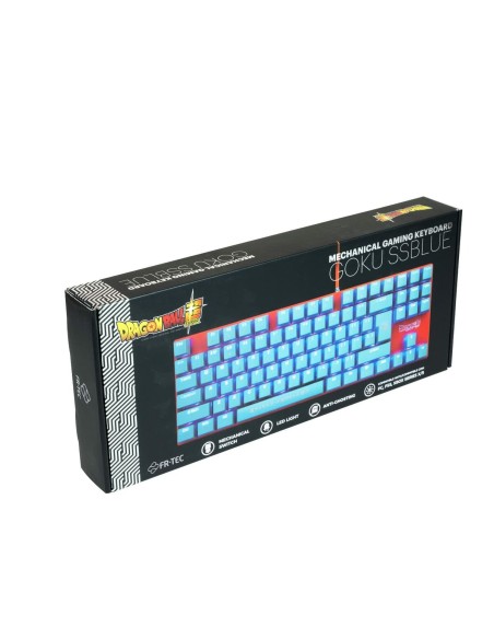 Clavier pour jeu FR-TEC DBPCKEYGO Bleu Espagnol Qwerty QWERTY