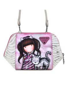 Sac à Bandoulière Gorjuss Ruby wild Gris (26 x 15,5 x 9,5 cm)