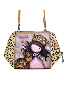Sac à Bandoulière Gorjuss Léopard (26 x 15,5 x 9,5 cm)