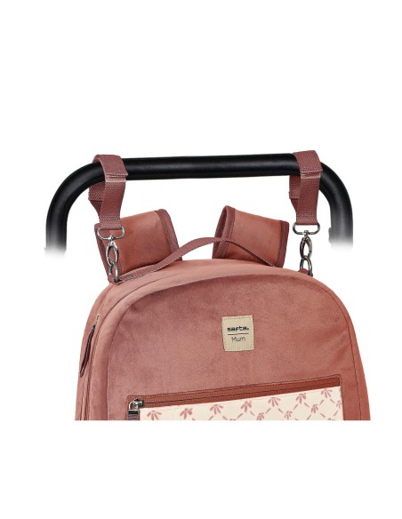 sac accessoires pour bébé Safta Marsala Rose (30 x 43 x 15 cm)