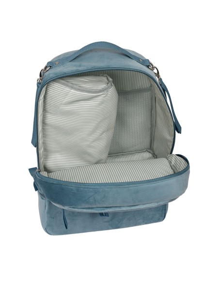 sac accessoires pour bébé Safta Leaves Turquoise (30 x 43 x 15 cm)