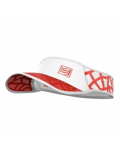 Visière Compressport Spider Web Ultralight Rouge Taille unique