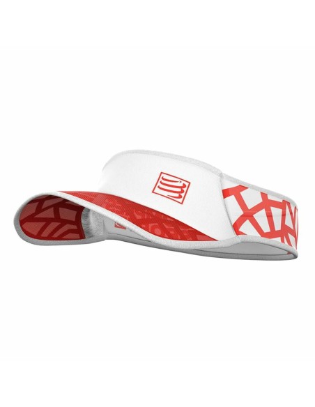 Visière Compressport Spider Web Ultralight Rouge Taille unique