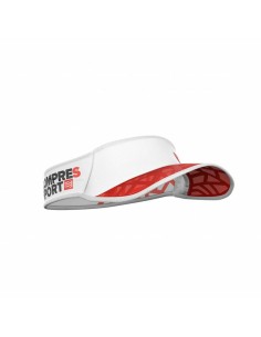 Visière Compressport Spider Web Ultralight Rouge Taille unique 2