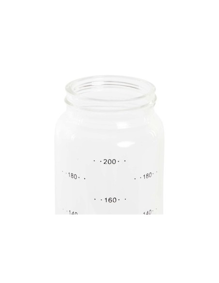 Huilier DKD Home Decor 200 ml 6 x 6 x 16,5 cm Transparent Acier inoxydable Verre Borosilicaté
