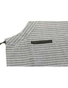 Tablier avec Poche DKD Home Decor 70 x 1 x 85 cm Gris Coton Blanc Vert 2