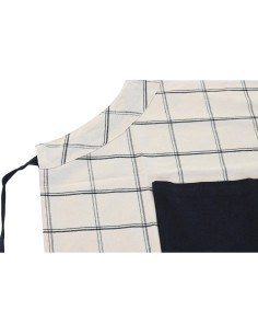 Tablier avec Poche DKD Home Decor 70 x 1 x 85 cm Noir Beige Bleu Coton 2