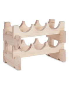 Range Bouteilles Kipit GL6G Naturel 36,5 x 21 x 25 cm 6 bouteilles