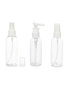 Ensemble de Voyage Berilo CH56289 Blanc Transparent Plastique (36 Unités) 2
