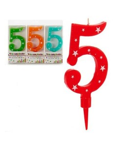 Bougie Numéro 5 (12 Unités) 2