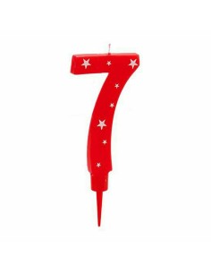 Bougie Anniversaire Numéro 7 (12 Unités) 2