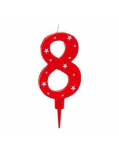 Bougie Anniversaire Numéro 8 (12 Unités) 2