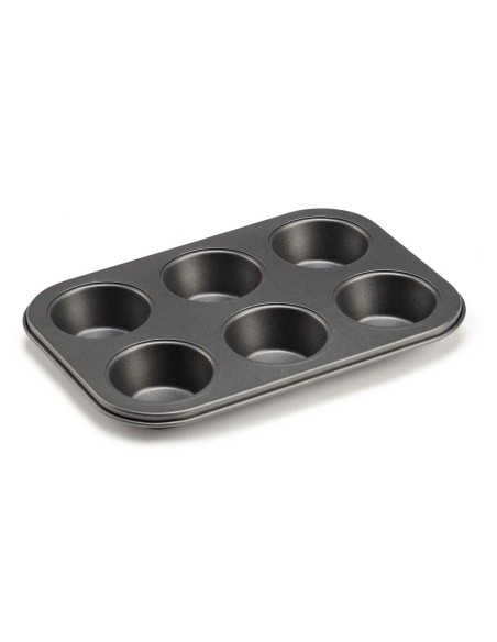 Moule pour four Kinvara CK73973 Gris foncé 18,7 x 3,5 x 26,5 cm (6 Pièces) (12 Unités)