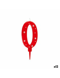 Bougie Anniversaire Numéro 0 (12 Unités)