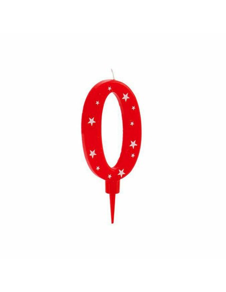 Bougie Anniversaire Numéro 0 (12 Unités)