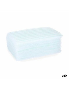 Éponge Corporelle Berilo 11880014 Bleu Blanc 19,5 x 12 x 1,5 cm Savon (12 Unités)