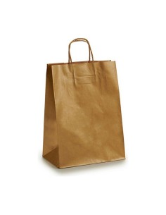 Sac en papier Pincello 24311-ORO Doré 24 x 12 x 40 cm (25 Unités) 2