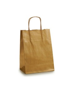 Sac en papier Pincello 18241-ORO Doré 18 x 8 x 32 cm (25 Unités) 2
