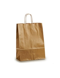 Sac en papier Pincello 32411-ORO Doré 32 X 12 X 50 cm (25 Unités) 2