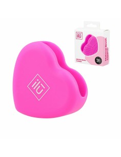 Nettoyeur pour pinceaux de maquillage Ilū Brush Cleaner Coeur Silicone (1 Unité)