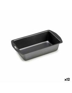Moule rectangulaire Kinvara CK56483-24 Gris foncé Acier au carbone 13 x 6,3 x 30 cm (12 Unités)