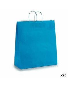 Sac en papier Pincello 46492 Bleu 16 x 57,5 x 46 cm (25 Unités)