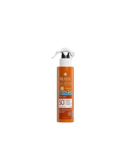 Crème Solaire pour Enfants en Spray Rilastil Sun System Baby SPF 50+ 200 ml