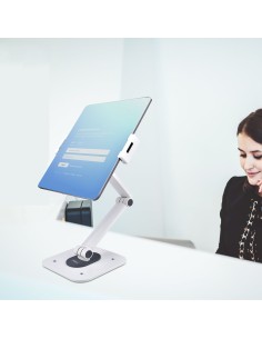 Support de tablette Startech ADJ-TABLET-STAND-W Blanc 2