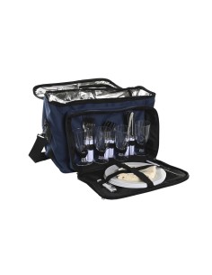 Set de pique-nique DKD Home Decor 43 x 23 x 29 cm Blue marine