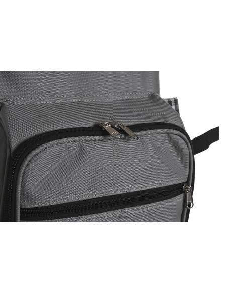Set de pique-nique DKD Home Decor 28,5 x 20 x 39 cm Gris foncé