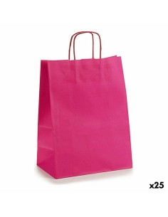 Sac en papier Pincello 24312 Rose 24 x 12 x 40 cm (25 Unités)