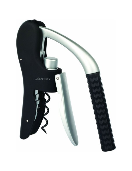 Tire-bouchon Arcos Noir Argenté Zinc ABS